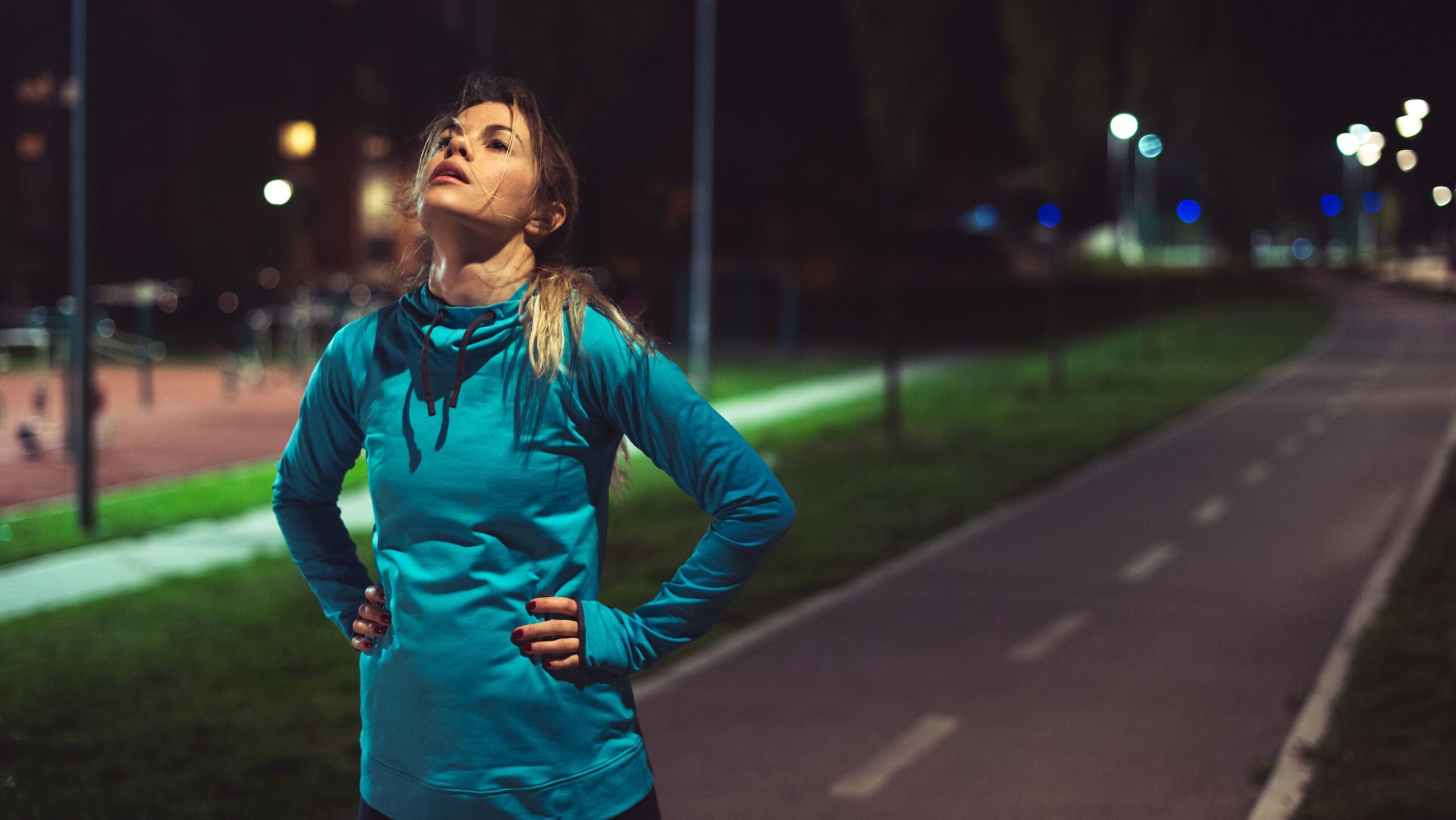 Runner being tired from running
